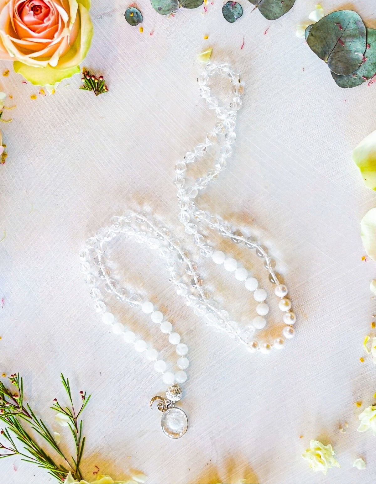 KUAN YIN White Light | Compassionate Self Love Mala