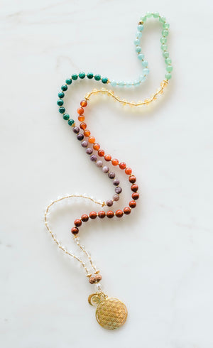 KUNDALINI CHAKRA Mala (small version) | Cycle of Being, Becoming, Presence