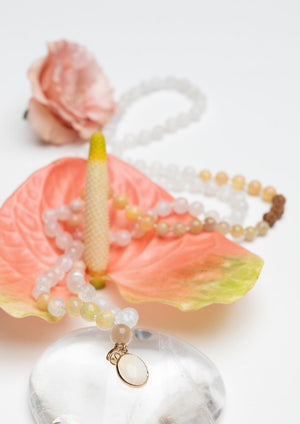 GRACE Fire Opal | 18k Rose Gold