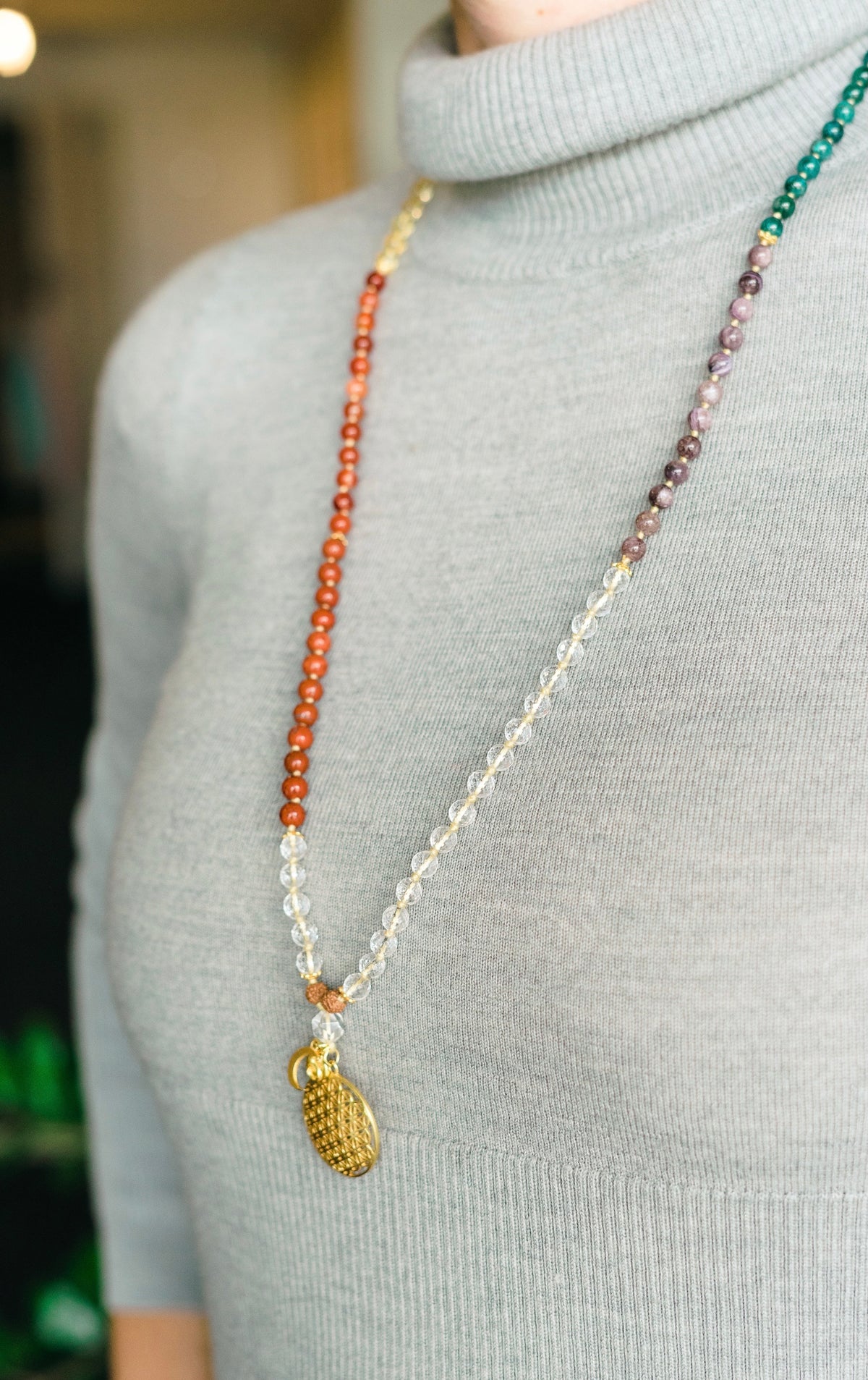 KUNDALINI CHAKRA Mala (small version) | Cycle of Being, Becoming, Presence