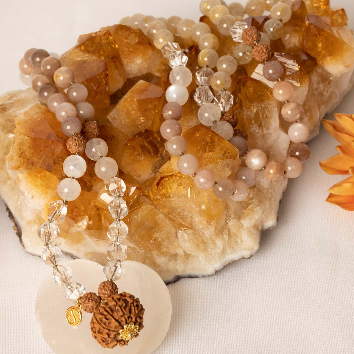 LIGHTWORKERS Mala | Narayan Rudraksha for Success & Protection