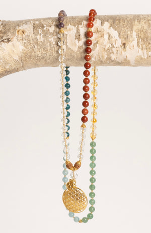 KUNDALINI CHAKRA Mala (small version) | Cycle of Being, Becoming, Presence