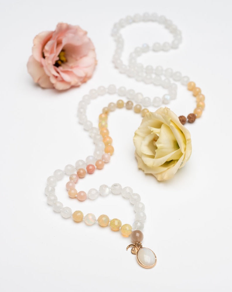 GRACE Fire Opal | 18k Rose Gold