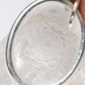 Sri Yantra Pendant 'Hand-carved in Himalayan Quartz' | 925 Sterling Silver