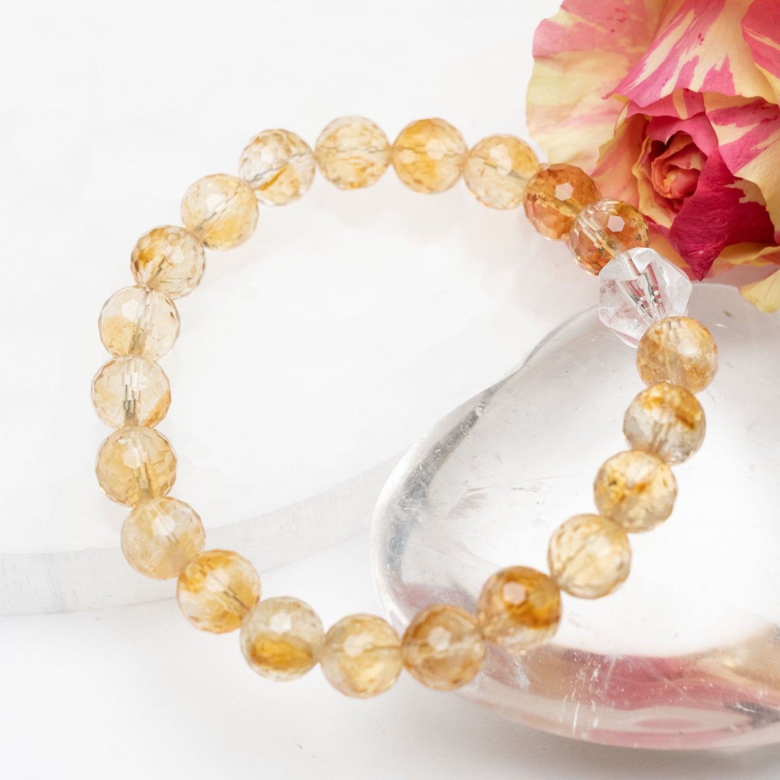 SAMRIDDHI Prosperity | Amazing fine quality faceted citrine bracelet