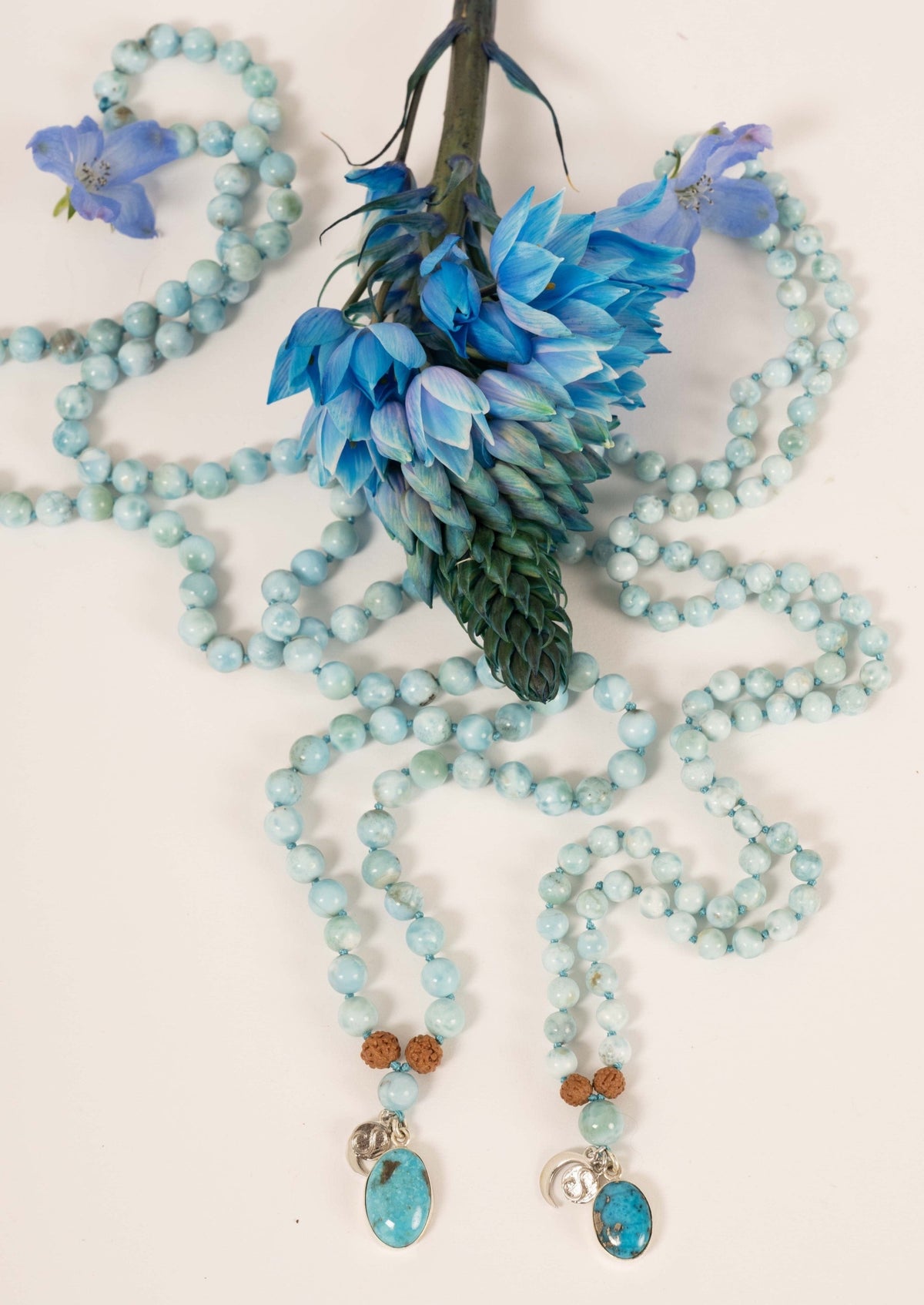 SATYA YUGA Time of Awakening and Truth | Larimar, Turquoise Mala