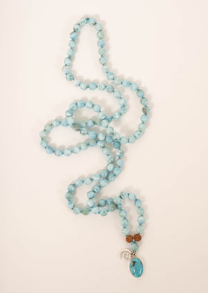 SATYA YUGA Time of Awakening and Truth | Larimar, Turquoise Mala