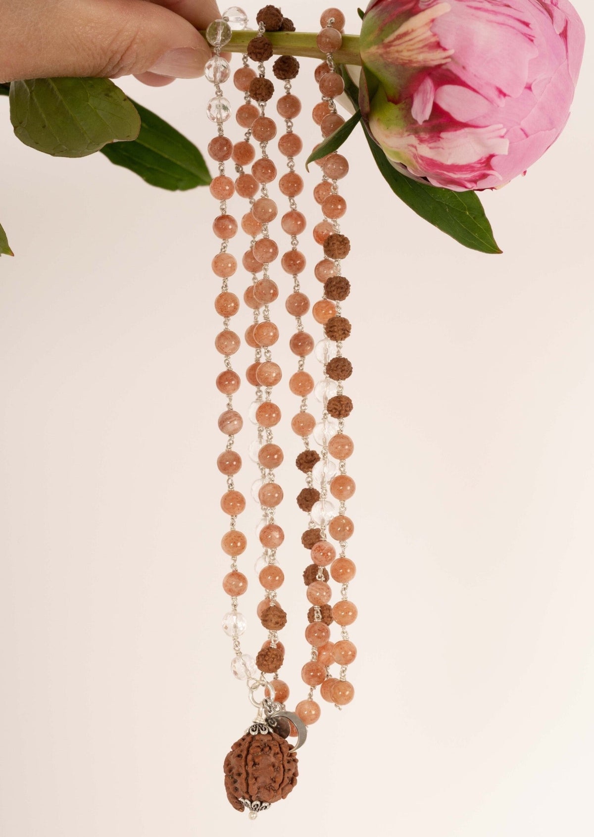 Ganesh Sunstone Mala Beads | Shivoham Australia 