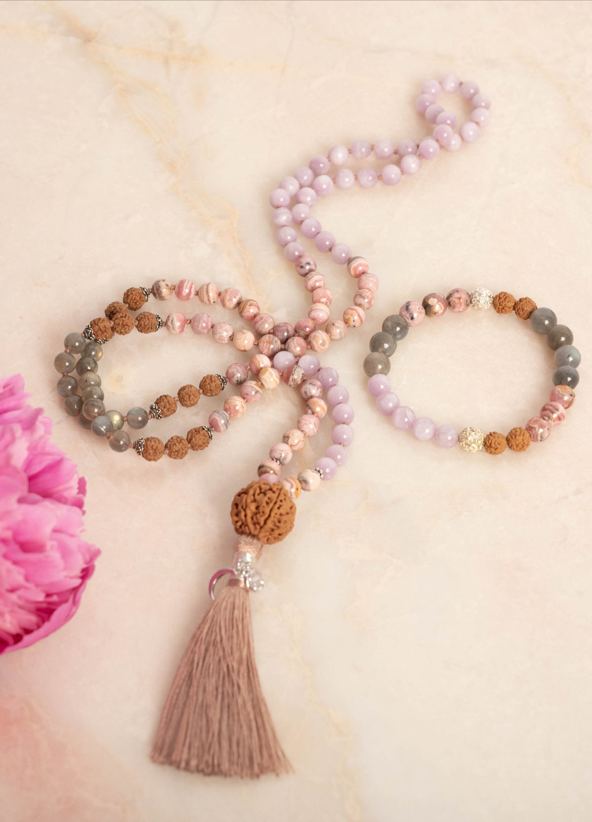 ANAHATA Awakening in Divine Love | Lakshmi (Abundance) Rudraksha Guru Bead