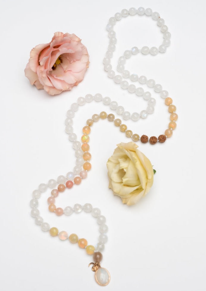 GRACE Fire Opal | 18k Rose Gold