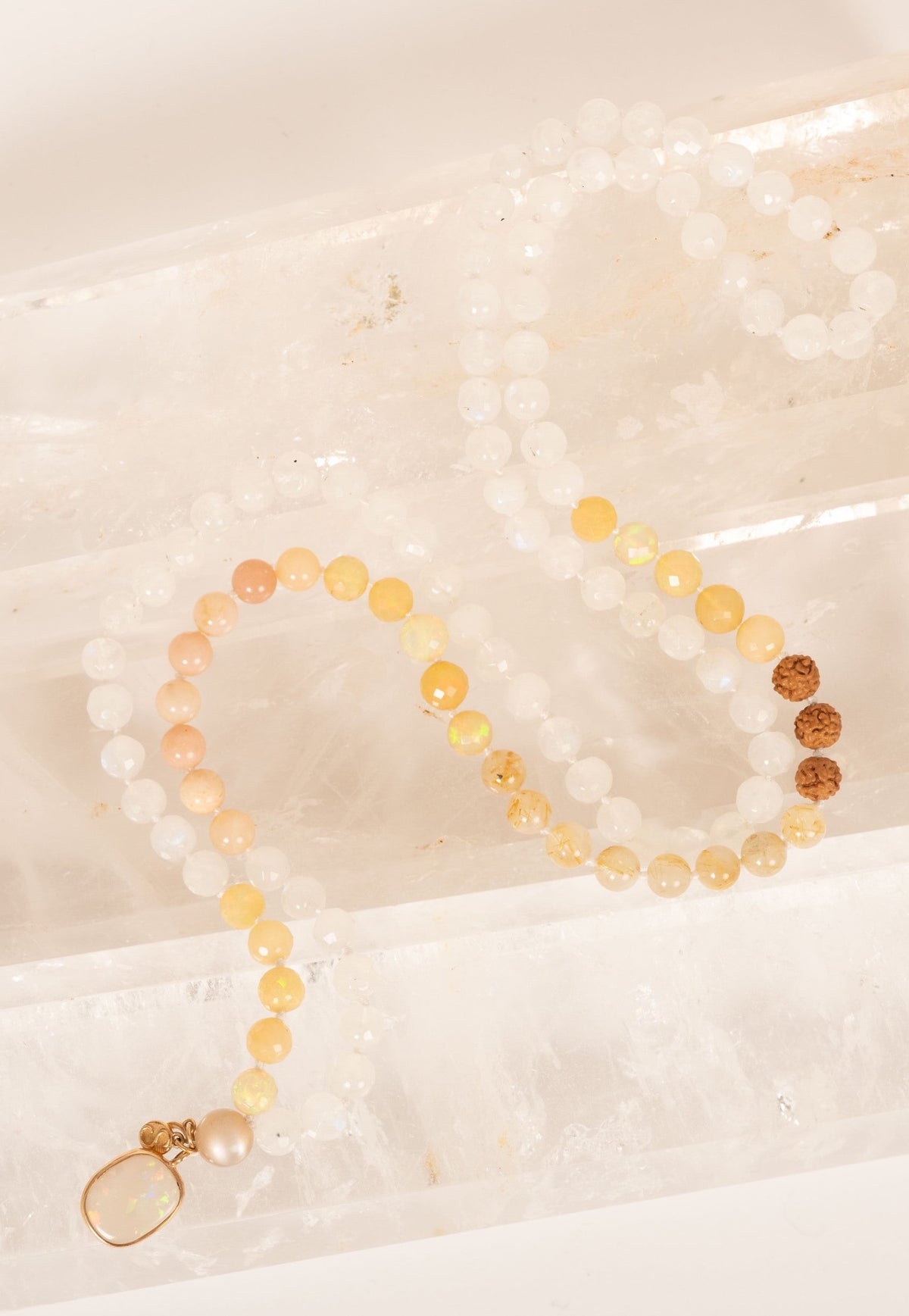 GRACE Fire Opal | 18k Rose Gold