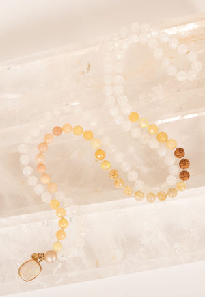 GRACE Fire Opal | 18k Rose Gold