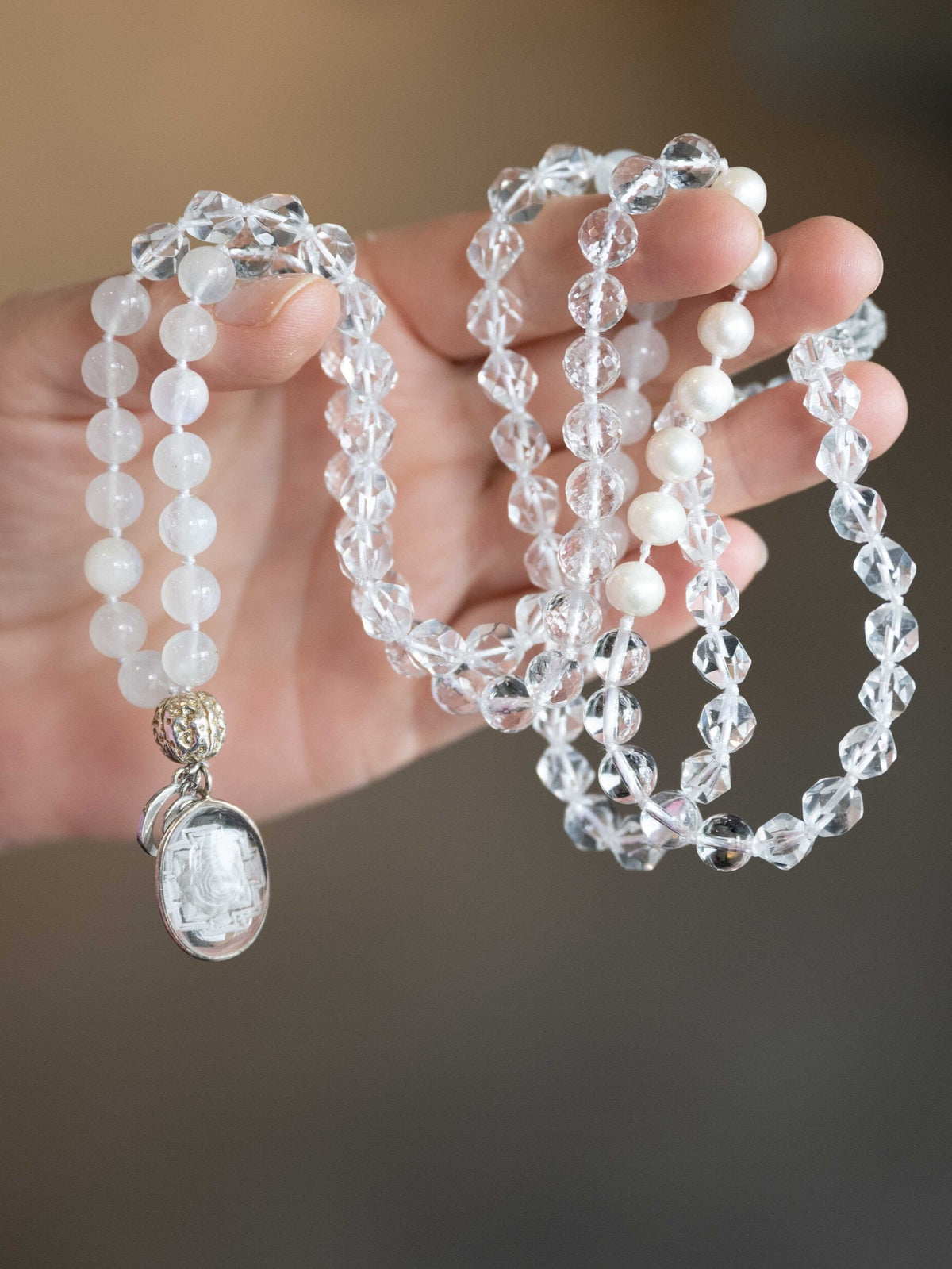 KUAN YIN White Light | Compassionate Self Love Mala